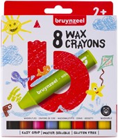 Waskrijt Bruynzeel Kids set 8 stuks assorti 8 Stuk