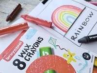 Waskrijt Bruynzeel Kids Pocoyo set 8 kleuren 8 Stuk-1