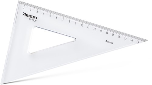 Driehoek Aristo 23620 200mm 60 graden kunststof 1 Stuk-3