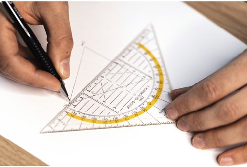 Geodriehoek Aristo 1552 160mm 1 Stuk-1
