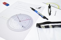 Koershoekmeter Kangaro kunststof 126mm transparant 1 Stuk-3