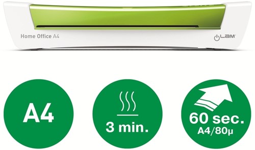 Lamineermachine Leitz iLAM Home Office A4 groen-1