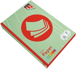 Kopieerpapier Quantore Colour A4 120gr appelgroen 250 Vel