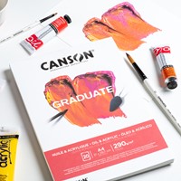 Schilderpapier Canson Graduate 20vel 290gr A3 wit 1 Stuk-2