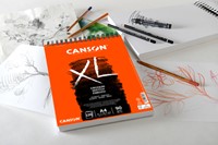 Schetspapier Canson XL Sketch 90gr A4 ivoorwit 120 Vel-2