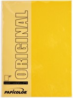 Kopieerpapier Papicolor A4 200gr dottergeel 6 Vel-2