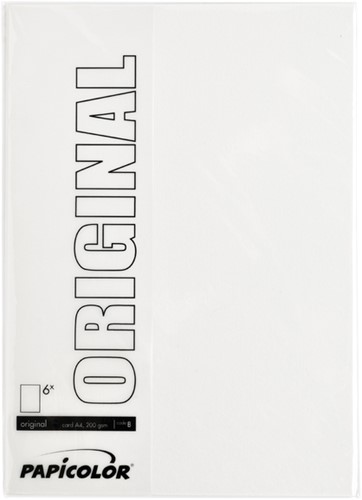 Kopieerpapier Papicolor A4 200gr wit 6 Vel-2