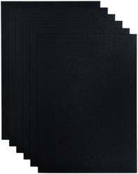 Kopieerpapier Papicolor A4 200gr 6 vel ravenzwart