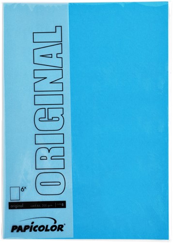 Kopieerpapier Papicolor A4 100gr hemelsblauw 12 Vel-2