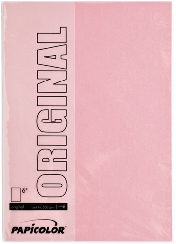 Kopieerpapier Papicolor A4 100gr babyroze 12 Vel-2