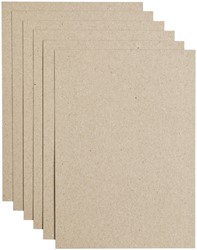 Kopieerpapier Papicolor A4 100gr kraft grijs 12 Vel