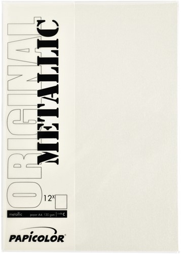 Kopieerpapier Papicolor A4 120gr ivoor 6 Vel-2