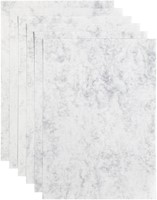 Kopieerpapier Papicolor A4 200gr marble grijs 6 Vel