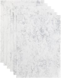 Kopieerpapier Papicolor A4 200gr marble grijs 6 Vel