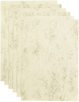 Kopieerpapier Papicolor A4 90gr marble ivoor 12 Vel