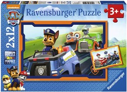 Puzzel Ravensburger Paw Patrol in actie 2 x12st 1 Stuk