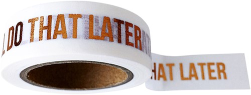 TAPE WASHI IÛLL DO THAT LATER 1 Stuk