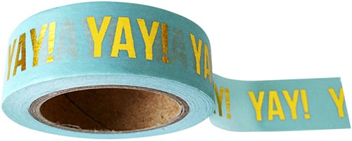 TAPE WASHI MINT YAY 1 Stuk