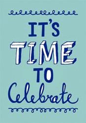 Kaarten Time to Celebrate uitnodigingen 5st bl 5 Stuk