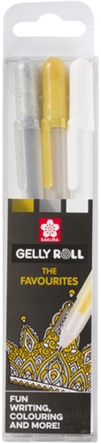 Gelschrijver Sakura Gelly Roll The Favourites 3 Stuk-2