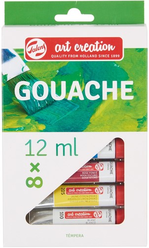 Gouache Talens Art Creation set 8 kleuren 8 Stuk