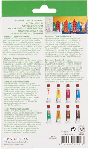 Gouache Talens Art Creation set 8 kleuren 8 Stuk-2