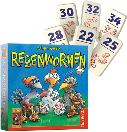 Dobbelspel Regenwormen 1 Stuk-3