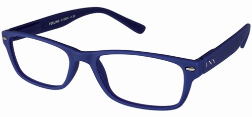 Leesbril I Need You +3.00 dpt Feeling blauw-2