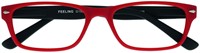 Leesbril I Need You +1.00 dpt Feeling rood-zwart