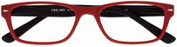 Leesbril I Need You +2.00 dpt Feeling rood-zwart