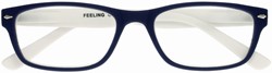 Leesbril I Need You +2.50 dpt Feeling blauw-wit