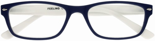 Leesbril I Need You +3.00 dpt Feeling blauw-wit