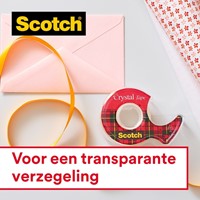Plakband Scotch Crystal 600 19mmx25m tr + handdisp 1 Stuk-3