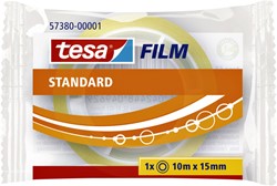 Plakband tesafilm Standaard 10mx15mm transparant 1 Stuk