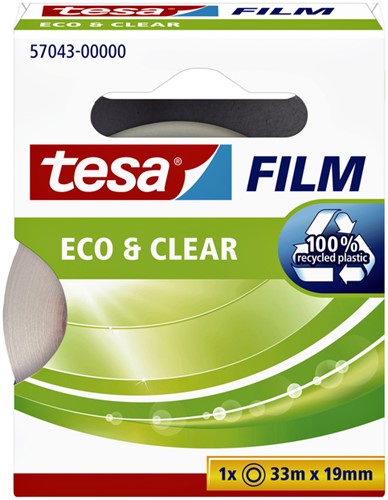 Plakband tesafilm Eco  Clear 33mx19mm transparant 1 Stuk-2