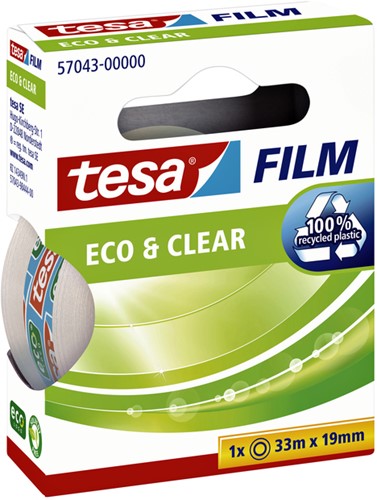 Plakband tesafilm Eco  Clear 33mx19mm transparant 1 Stuk-3