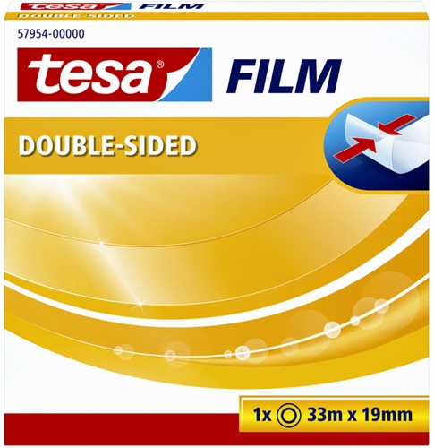 Dubbelzijdig plakband tesafilm 33mx19mm tr 1 Stuk-2