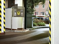 Waarschuwingstape tesa 66mx50mm geel zwart 1 Rol-2