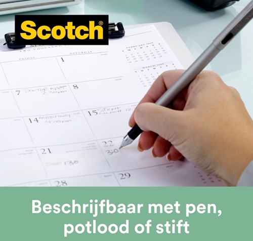 Plakbandhouder Scotch C38 recy zw + 3rol 19mmx33m 1 Stuk-3