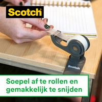 Plakband Scotch Magic 810 19mmx15m onzichtbaar + plakbandhouder-3