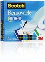 Plakband Scotch Magic 811 19mmx33m onzichtbaar mat 1 Stuk