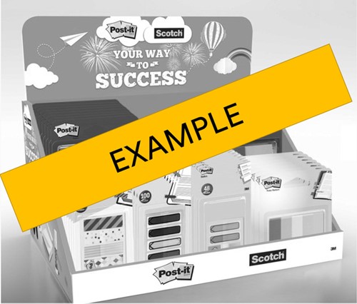 Plakband Scotch 810 19mm + handdisp Cool Colors 1 Stuk-2