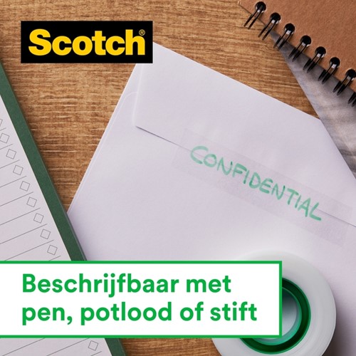 Plakband Scotch Magic 810 19mmx66m onzichtbaar mat 1 Stuk-3