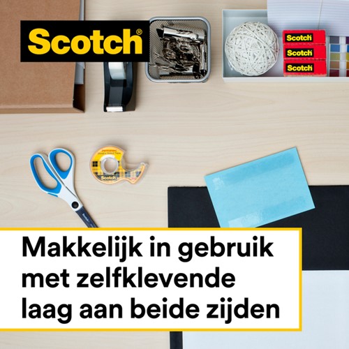 Plakband 3M Scotch 12.7mmx6.3mm met houder 2Z 1 Stuk-3