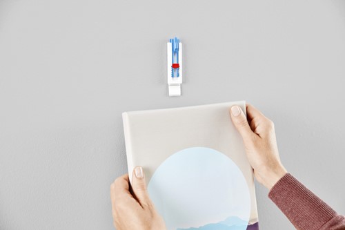 Klevende spijker tesa® canvas- behang en pleisterwerk 1kg wit 2 stuks-1