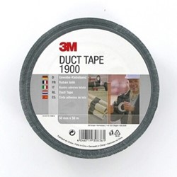 Duct tape 3M Economy  1900 50mmx50m zwart 1 Rol