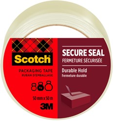 Verpakkingstape Scotch Secure Seal 50mmx50m tr 1 Rol