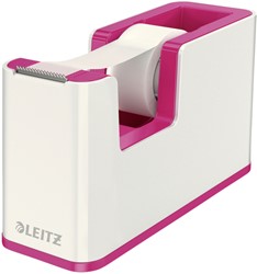 Plakbandhouder Leitz Wow wit/roze 1 Stuk