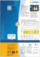 Etiket HERMA 9543 210x297mm A4 polyester 40st wit 40 Vel-2