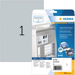 Etiket HERMA 4224 A4 210x297mm folie zi 25st 25 Vel